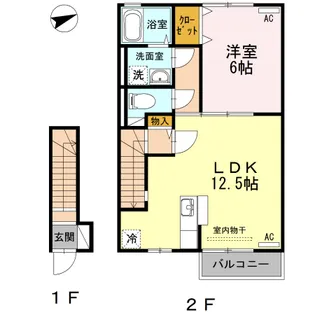 ピュアメゾン【2階】の間取り