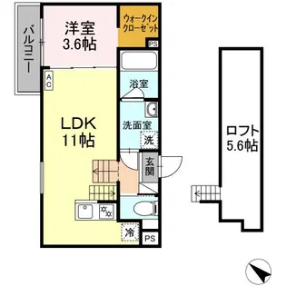 AAbox昭和町【1階】の間取り