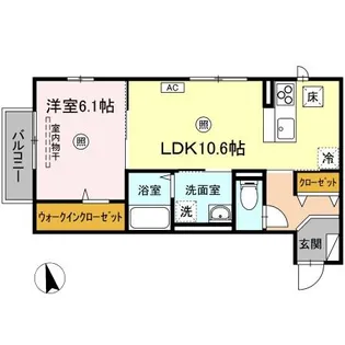 スペースゆう【1階】の間取り