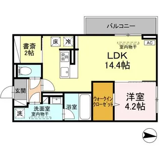 セレストYK【1階】の間取り