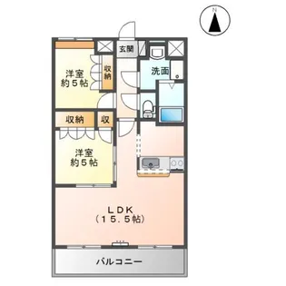 ディベルティ観音寺新町【3階】の間取り