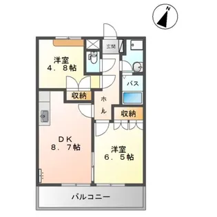 サンフラワー【1階】の間取り