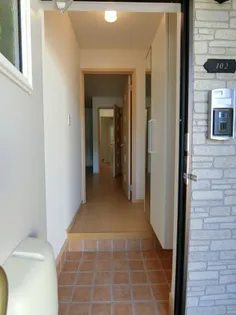 プランドールB【1階】の玄関