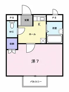 ガーデンスクウェア【2階】の間取り