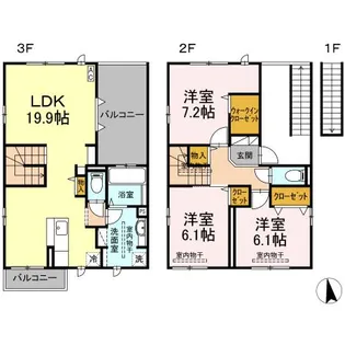 サンローザの間取り
