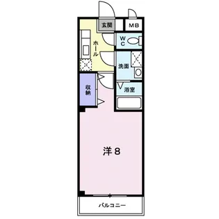 ピュア セルト森尾【2階】の間取り