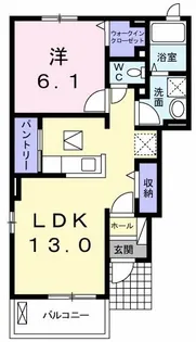 DIVA【1階】の間取り