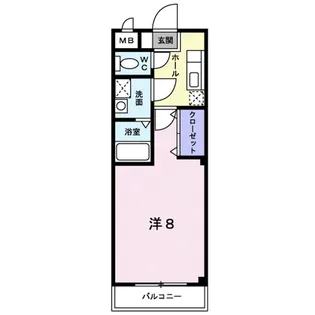 ピュア セルト森尾【3階】の間取り