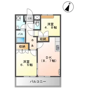 サンフラワー【1階】の間取り