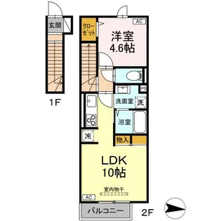 rekora(レコラ)【2階】の間取り