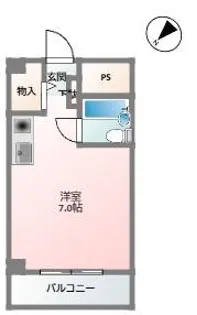 ユーラグーン【306号室】の間取り