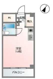 ユーラグーン【202号室】の間取り