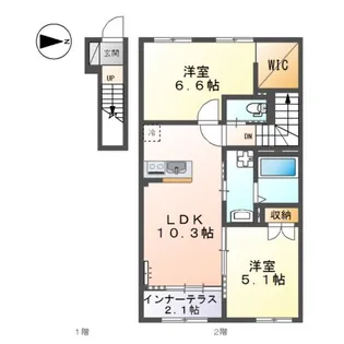 Merveille(メルヴェール)【2階】の間取り