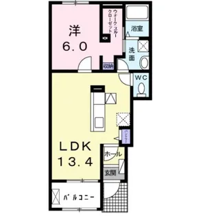 スマイルハウス B【1階】の間取り