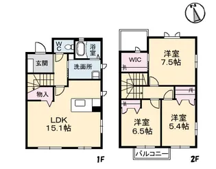 クラビス C棟の間取り