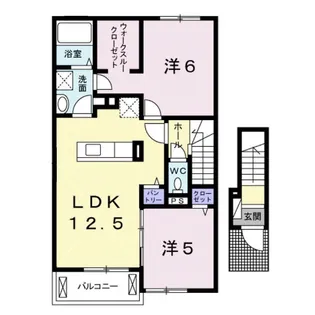 ブリッサ A【2階】の間取り