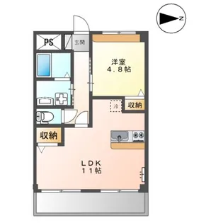プランドールⅢ【2階】の間取り
