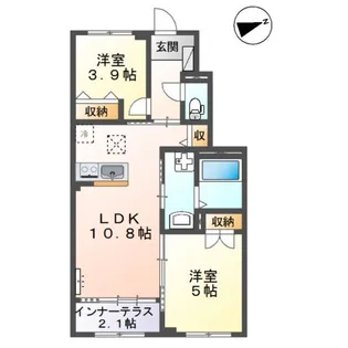 Link Rommty(リンク ロンティ)【1階】の間取り