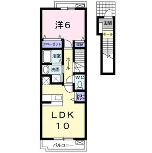 セレニティ【2階】の間取り