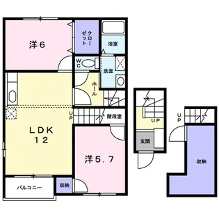 ファインA【2階】の間取り