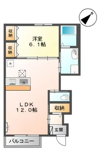 KINOPIO SANBONMATSU(キノピオサンボンマツ【1階】の間取り