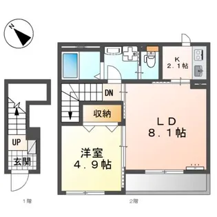 Haku(ハク)【2階】の間取り