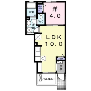 ロイヤルシャトー・K【1階】の間取り