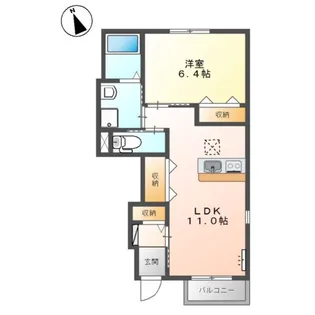 VOGUE(ヴォーグ)【1階】の間取り