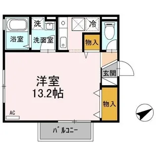 リバーポートユウ【2階】の間取り