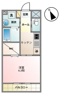 グランテラス【202号室】の間取り