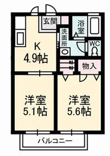 リヴィエール【2階】の間取り