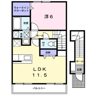 サンリュー 07 C【2階】の間取り