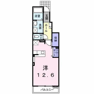 イル マーレ A【1階】の間取り