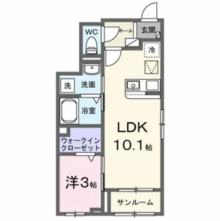 ガーデン【1階】の間取り