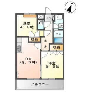 サンフラワー【2階】の間取り