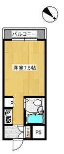 アルビヨン錦【605号室】の間取り