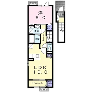 エレガンシア【2階】の間取り