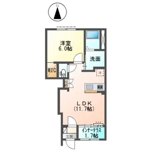SORA 485【105号室】の間取り