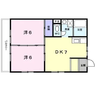 第二コーポエンナA【2階】の間取り