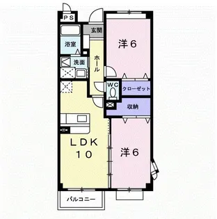プレ・オリゾン【3階】の間取り