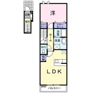 イル マーレ B【2階】の間取り
