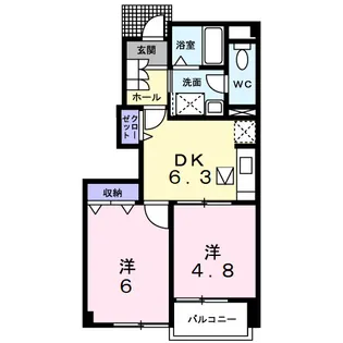 セレーノ B【1階】の間取り
