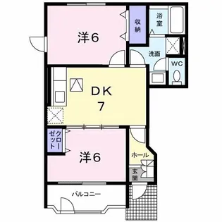 セレブレイトⅡ【1階】の間取り