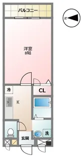 三記ぎおん【405号室】の間取り