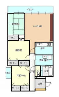 ミサワカレントスクエア【13階】の間取り