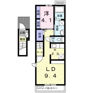 Again(アゲイン)【2階】の間取り