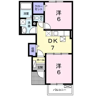 サンパティオⅠ【1階】の間取り