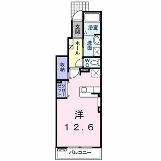 イル マーレ B【1階】の間取り