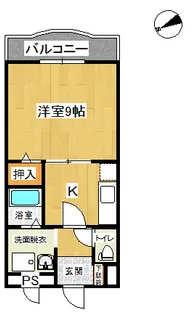 スカイマンションA【403号室】の間取り