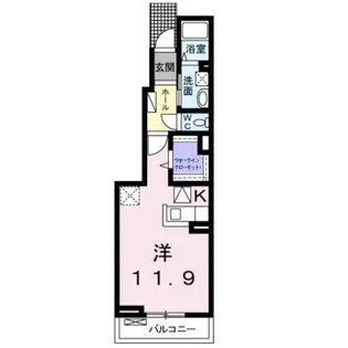 カーサ ルーナ【1階】の間取り